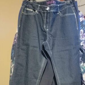 Bradley Jeans Size 10 Zipper Hem Detail